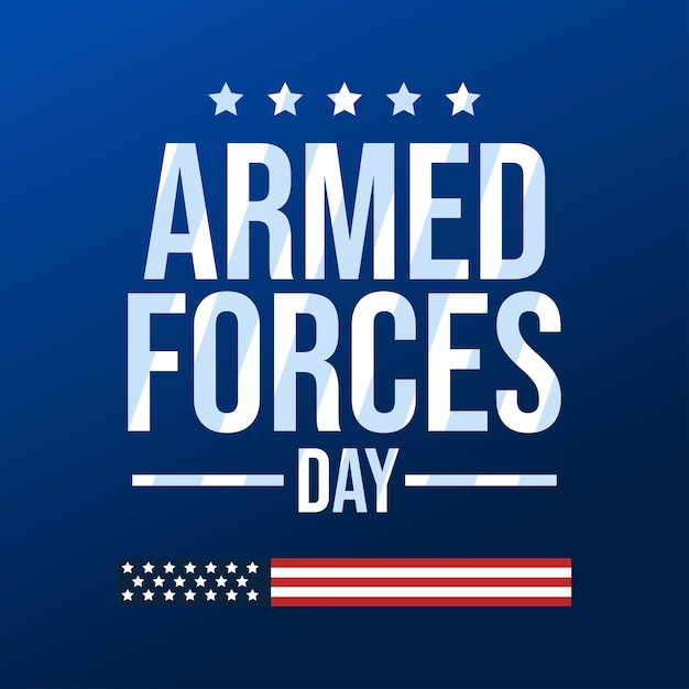 Poster for Armed Forces Day