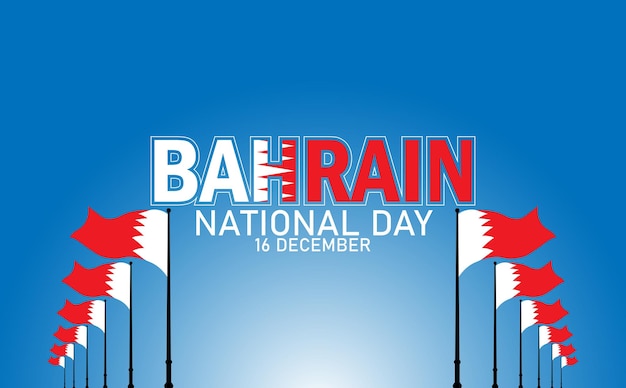 Poster for bahrain national day celebration