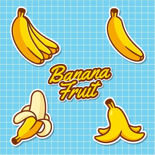 A poster of bananas with the words banana juice on it.