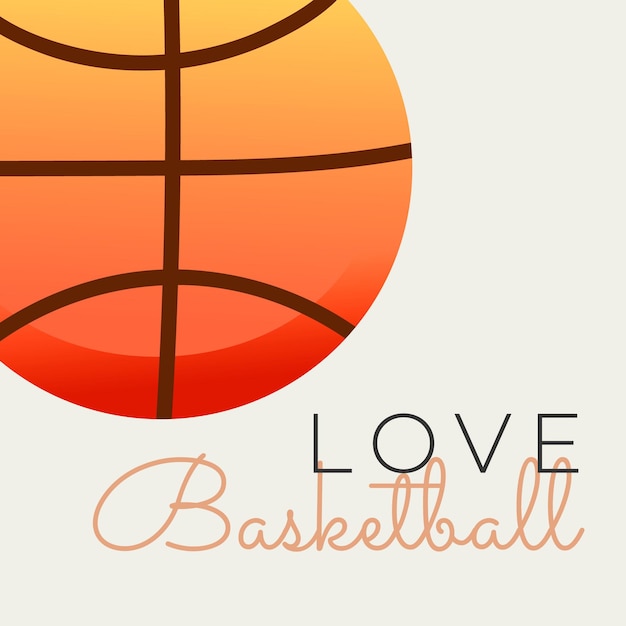 a poster of basketball concept for sport competition