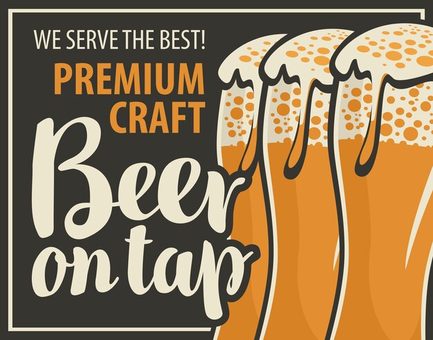 poster for beer pub