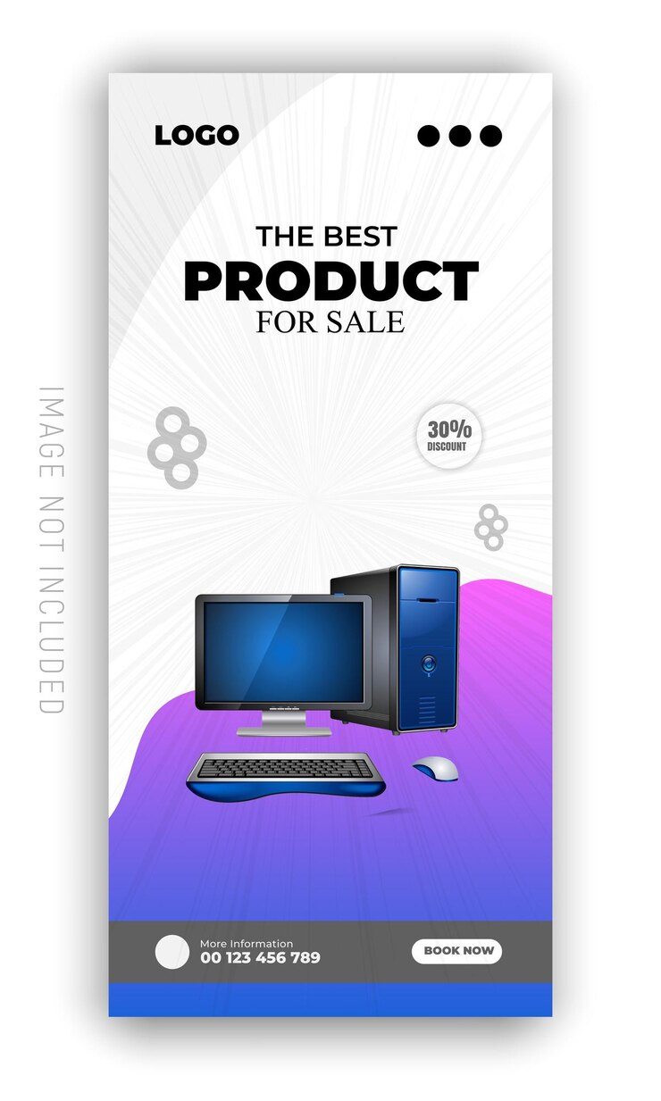 Vector a poster for the best product for sale