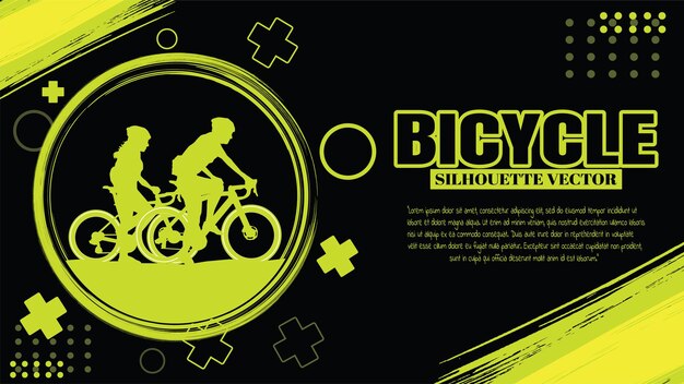 Vector a poster for a bike ride called big bicyclist.