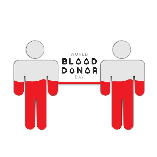 Vector poster blood transfusion