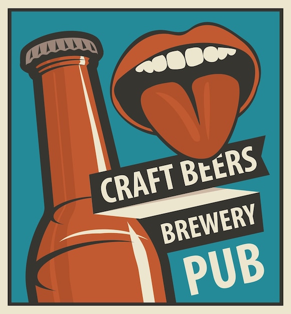 Poster for brewery pub