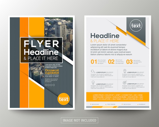 Poster brochure folder folder ontwerp