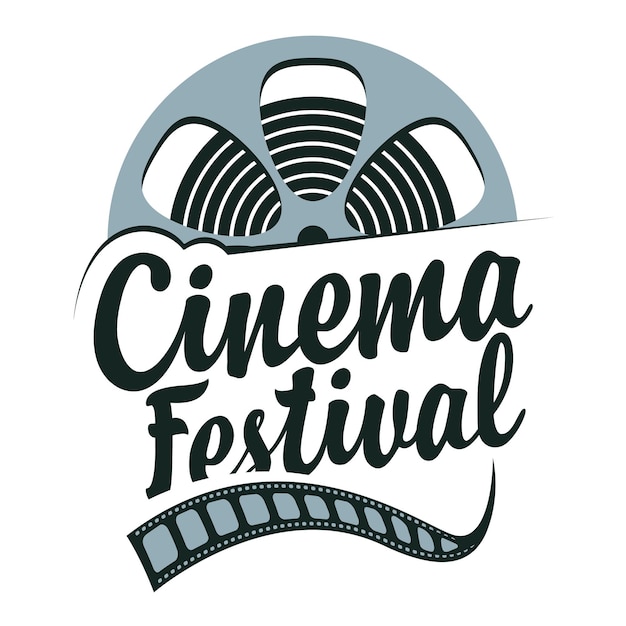 Vettore manifesto per il festival del cinema