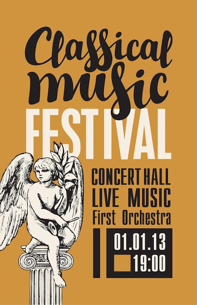 Poster per il festival di musica classica