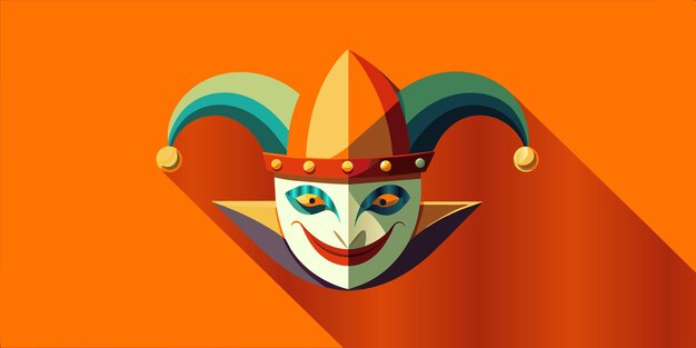 Vector a poster for a clown with a face on it