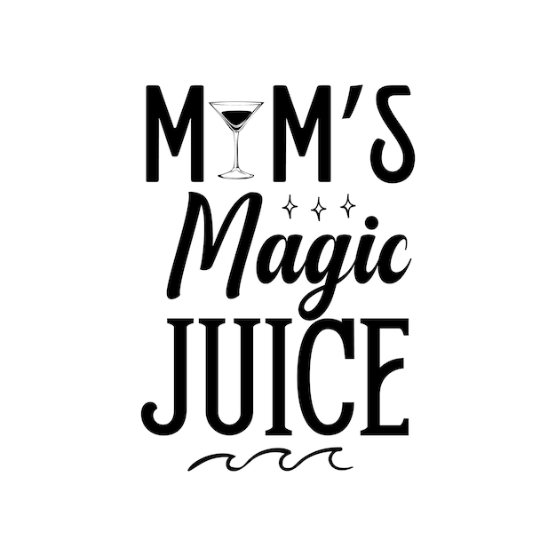 A poster for a cocktail party called magic juice.