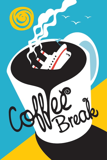 Poster for coffee house