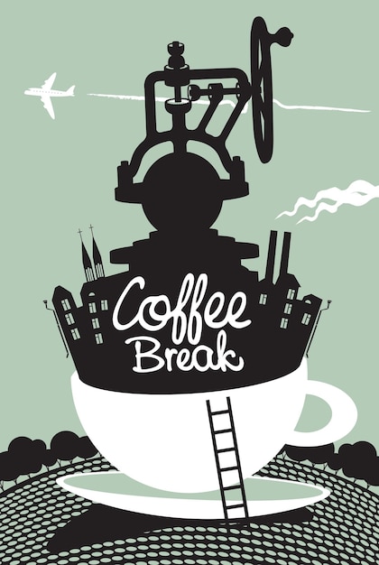 コーヒーハウスのポスター