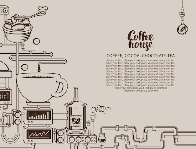 Poster for coffee house