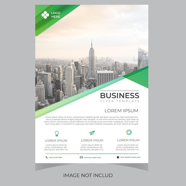 Poster cover book design template with space for photo background Use for annual report