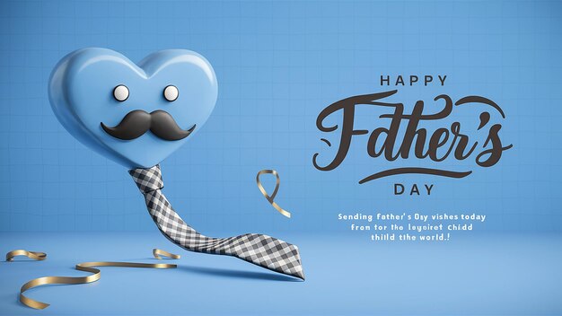 Vector a poster for dads day with a blue background with a pair of shoes