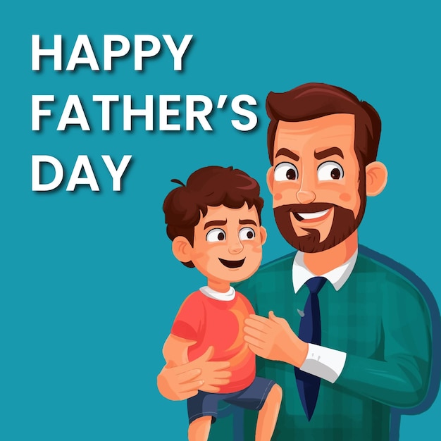 a poster for dads days days day is a happy fathers day