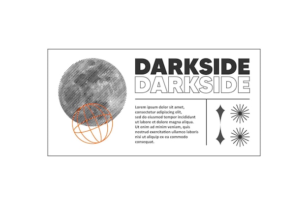 Un poster per darksideside darksidesidesidesideside