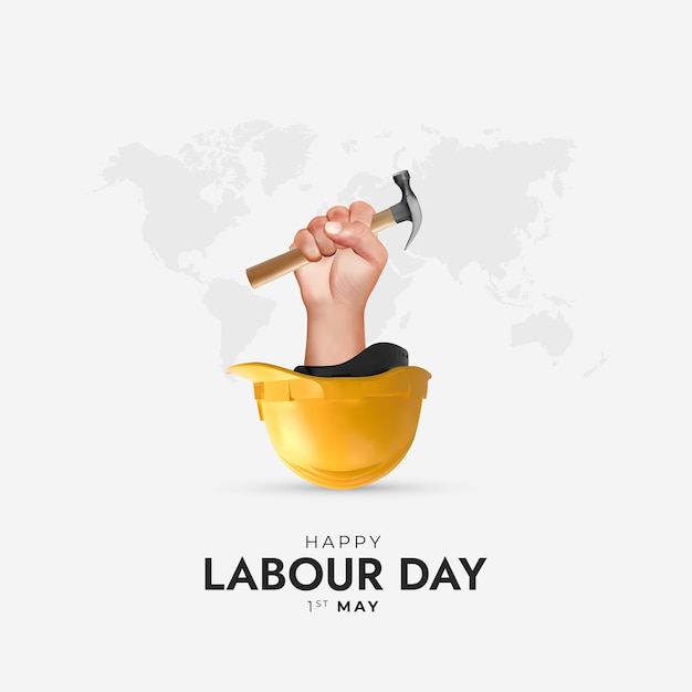 Vector a poster for the day of labour day.