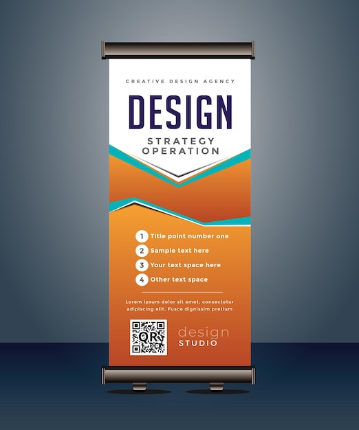 a poster for design design on a dark background