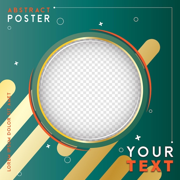 Poster design template