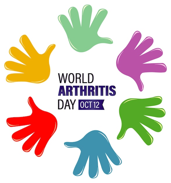 Vector poster design for world arthritis day