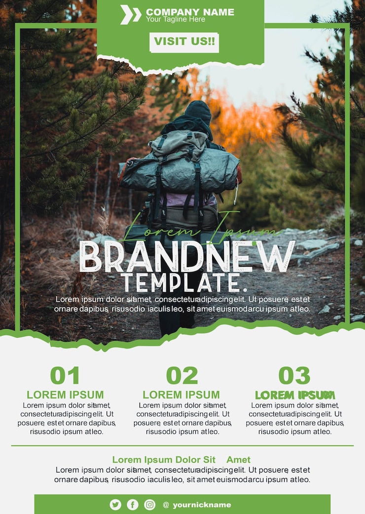 Vector poster designs template
