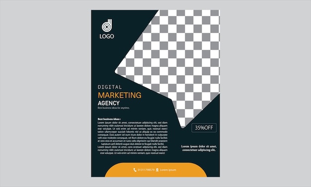 a poster for a digital marketing for a digital marketing