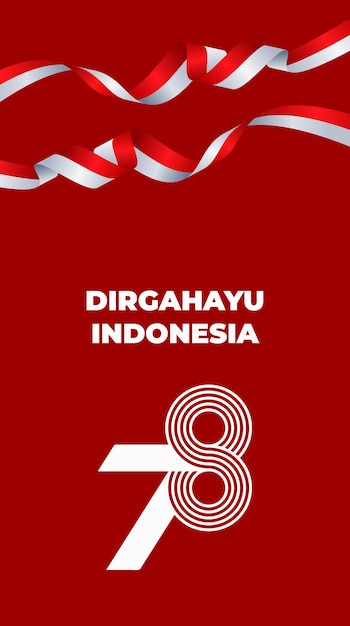 Poster Dirgahayu Indonesia 78