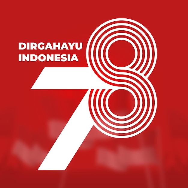 Poster Dirgahayu Indonesia