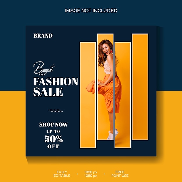 A poster for a fashion sale that says'brand'on it