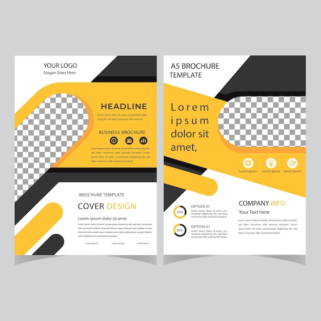 poster flyer pamphlet brochure cover design layout space for background Cover design template