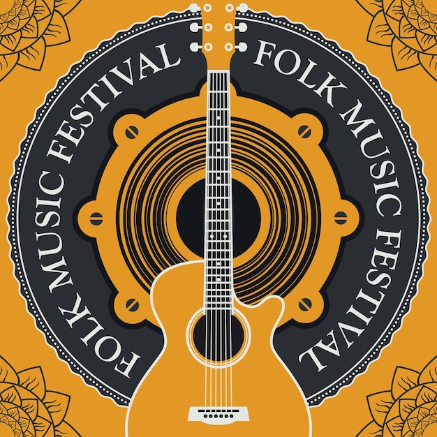 poster for folk music festival