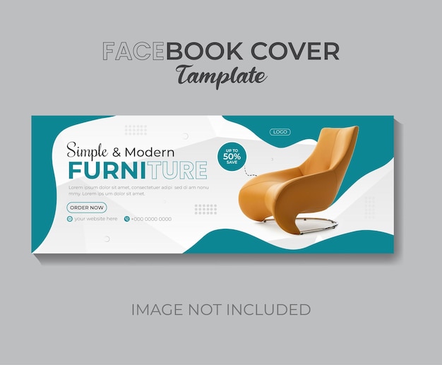 Vector poster for a furniture fakebook book cover template