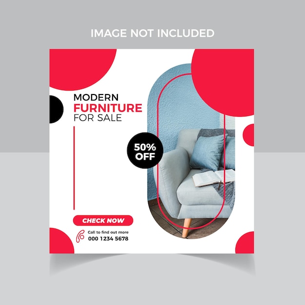 A poster for a furniture store that says'modern furniture for sale '