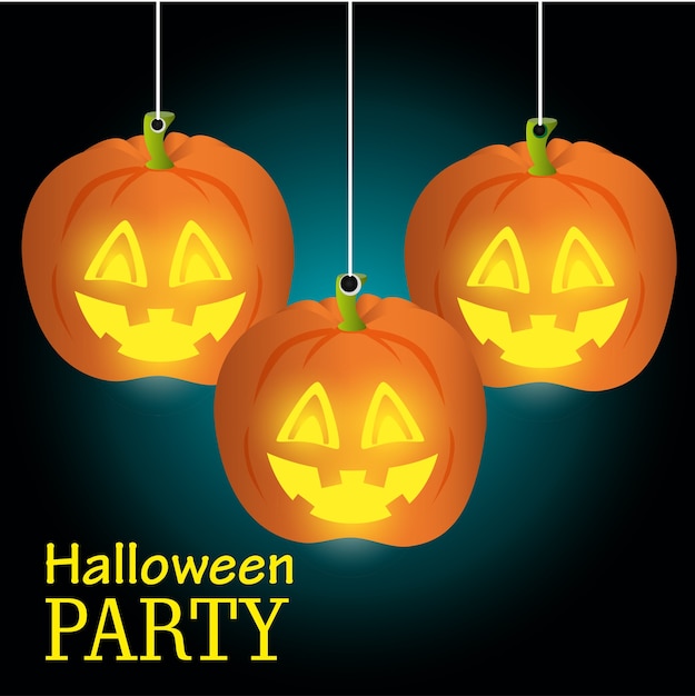 Poster halloween party