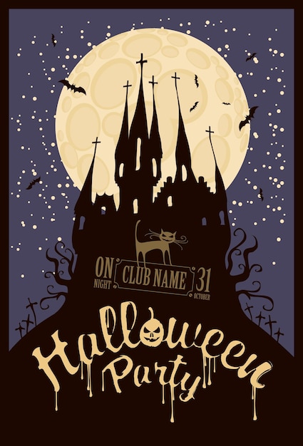 Poster for halloween party