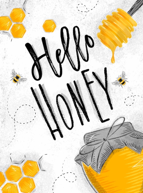 Poster hello honey