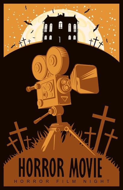 Poster per il festival del cinema horror