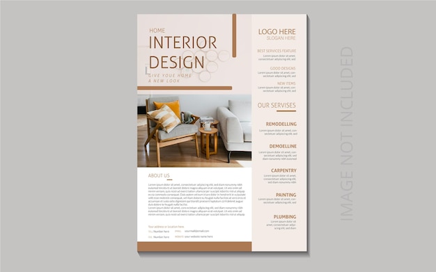 a poster for an interior design design for a modern design