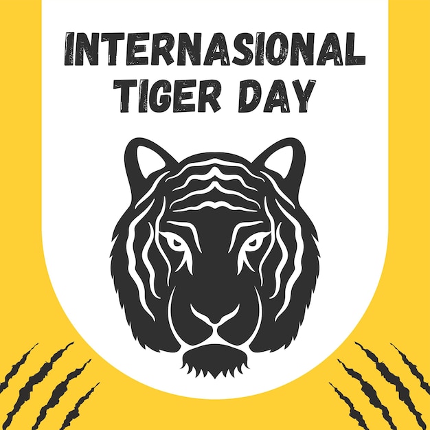 A poster for international tiger day