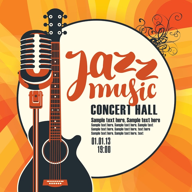 Poster for jazz music festival