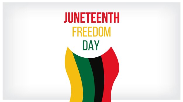 A poster for june 18th freedom day