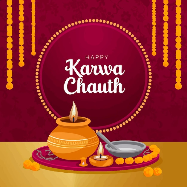 a poster for koi guccia is decorated with a red background with a gold pattern