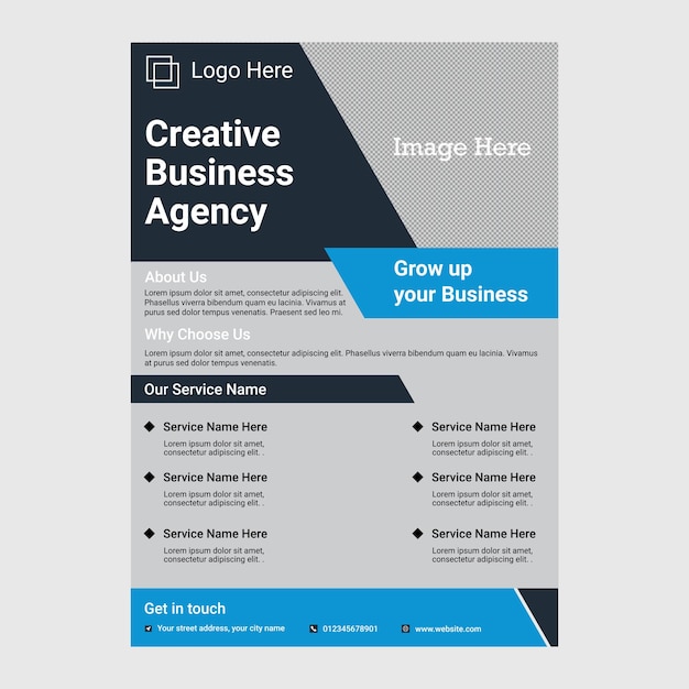 a poster for the logo for the companys website