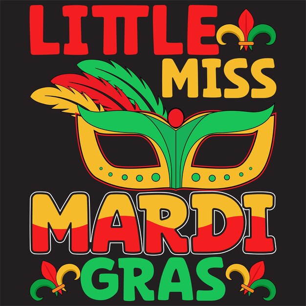 Un poster per una festa di mardi gras