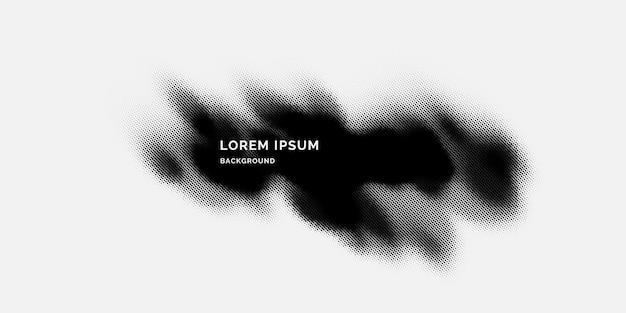 Poster met dynamische golven vectorillustratie in minimalistische stijl abstracte background