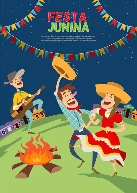 Vector a poster for a mexican festival called jounia.