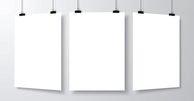 Poster mockup set