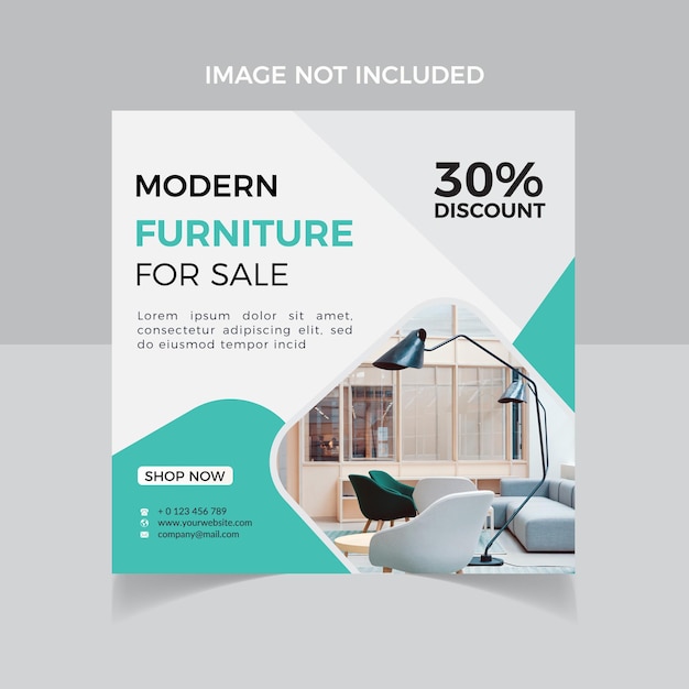 A poster for modern furniture for sale