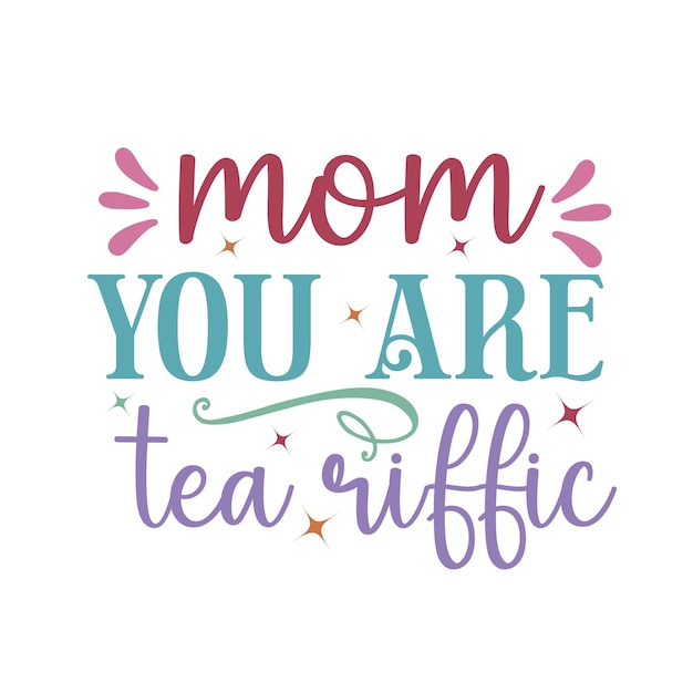 Vector a poster for moms is written on the front of a white background